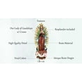 thumbnail image 4 of Our Lady of Guadalupe (virgen de guadalupe) Resin Statue 8,12,20,36 inches for Church, Home Decor, Gifts | "Virgen de Guadalupe con Corona." (Sx8"inches), 4 of 6