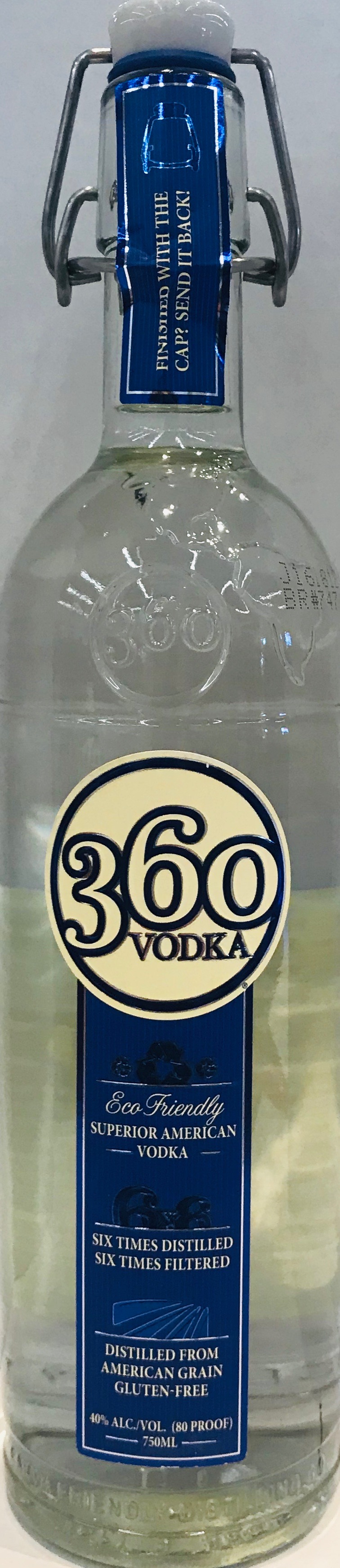 360 Vodka 750 Ml