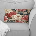 thumbnail image 2 of Designart "Classic Beige Vintage Flora I" Floral Printed Throw Pillow, 2 of 5