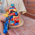 thumbnail image 3 of Bolso bandolera de lona con dibujos animados de Anime de Barrio Sésamo para niños y niñas, con personalidad creativa, estilo Kawaii, 3 of 4
