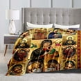 thumbnail image 4 of 1pc Virgin Mary Blanket, Warm And Soft Lightweight Flannel Throw For Sofa, Bed, Travel, Camping, Livingroom, Office, Couch, Chair, And Bed, 4 of 5