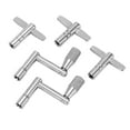 thumbnail image 2 of Drums Tuning Key, Break Prevention Shiny Universal Drum Keys Metal Silver  For Rehearsal Field, 2 of 8