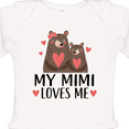 thumbnail image 4 of Inktastic My Mimi Loves Me Bear Boys or Girls Long Sleeve Baby Bodysuit, 4 of 5