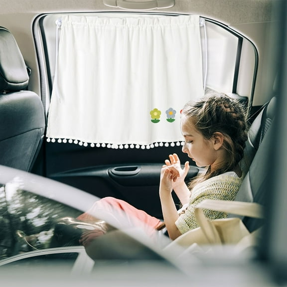 Car Window Shades,Universal Full Cover Car Curtains for Baby,Blackout Car Window Covers 2 Suction Cups,Car Camping Accessories