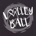 thumbnail image 4 of Go All Out Volleyball Distressed Ball V Neck T-Shirt Women, 4 of 5