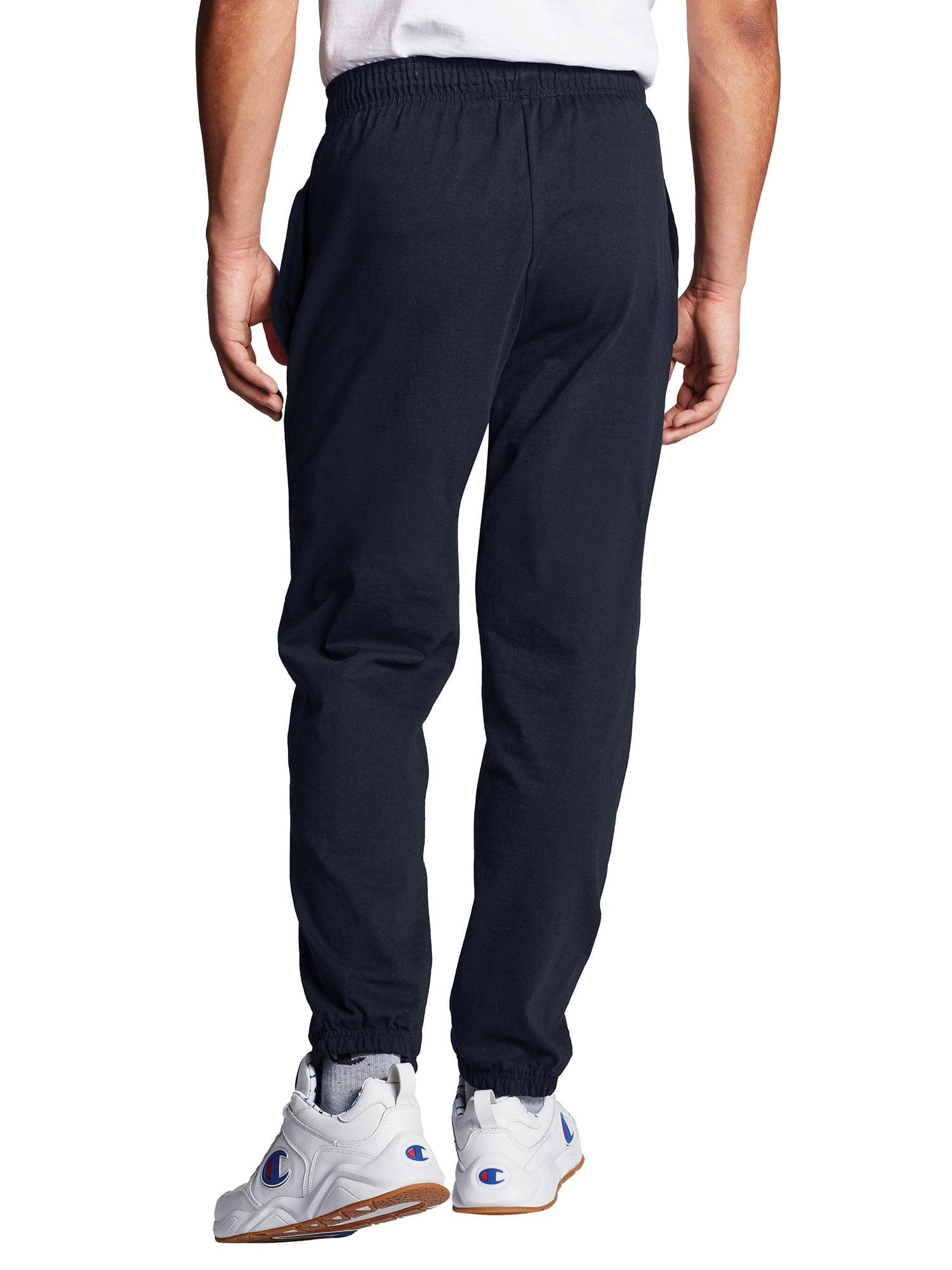Champion Men's and Big Men's Closed Bottom Jersey Pants Active Up