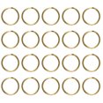 thumbnail image 1 of Minkissy 20Set Keyring Connector Hoops Brass Circle Rings Key Holder for Adults, 1 of 4