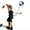 Black, variant on Volleyball Training Equipment Aid Great Trainer for Solo Practice of Serving Setting Spiking and arm Swings Returns The Ball After Every Swing Spike Train Pass Serve Coach