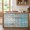 Turquoise, variant on Coastal Corals Under Sink Curtain for Closet, Privacy Short Cabinet Curtains, Turquoise White Ocean Life Shabby Wooden Self Adhesive RV/Open Cabinet Skirt Adds Bathroom Storage 11"x13"