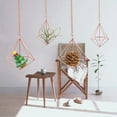 thumbnail image 6 of Hanging Air Plant Holder Himmeli Geometric Planter Metal Airplant Rack Tillandsia Hanger (without Chain) in Modern Rustic Art Style for Home Decor, 6 of 7