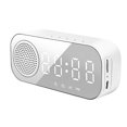 thumbnail image 2 of Reloj despertador Altavoz Bluetooth Columna portátil impermeable de alta potencia para PC Altavoces de computadora Caja de subwoofer Centro de música FM, 2 of 6