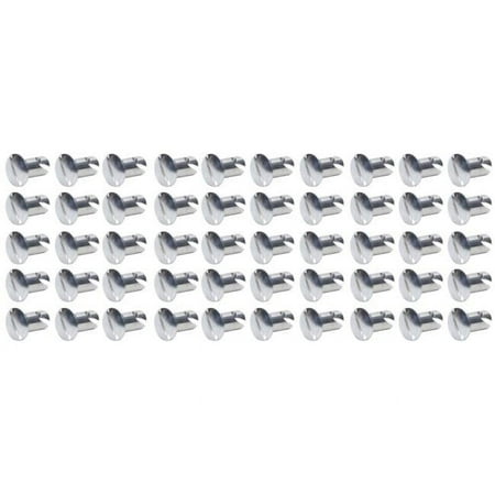 

0.550 in. Long Oval Head Dzus Buttons - Pack of 50