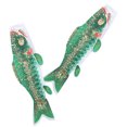 thumbnail image 4 of 2pcs Japanese Style Windsock Fish Shaped Windsock Flag Outdoor Yard Hanging Decoration, 4 of 7