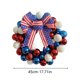 thumbnail image 3 of Corona patriótica para puerta principal con estrellas rojas, blancas y azules | Decoración para puerta del 4 de julio, Día de los Caídos y Día de los Veteranos, 3 of 9