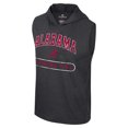 thumbnail image 2 of Men's Colosseum Black Alabama Crimson Tide Varsity Sleeveless Hoodie Tank Top, 2 of 3
