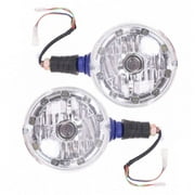 APSMOTIV Pair of Ultra-Bright LED Headlight Assemblies head lamp Suitable for Ford & Farmtrac Tractor Model 45 50 60 6055 6045 6090