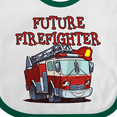 thumbnail image 4 of Inktastic Future Firefighter Boys or Girls Baby Bib, 4 of 4