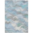 thumbnail image 2 of Addison Rugs Chantille Indoor/Outdoor Transitional Swirls Denim Machine Washable Rectangle Rug, 5' x 7'6", 2 of 8