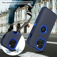 thumbnail image 3 of Aggxpf for iPhone 15 Pro Max Case, Shockproof Heavy Duty Phone Case 3 in 1 Layer Rugged Full-Body Protective Phone Cover,Dark Blue, 3 of 6