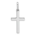 thumbnail image 4 of 14K White Gold Charm Pendant Themed 28 mm 13 Hollow Cross, 4 of 4