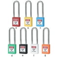 thumbnail image 3 of 5 Pieces Padlock Industrial Car Lockout Kit Simple Durable Access Control Equipment Lockpicking Sets Safety Locks for Companies Red, 3 of 5