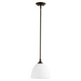 thumbnail image 2 of Quorum Lighting Enclave 1-Light Pendant, Oiled Bronze, 9W, 9.25H, Stem Hanging, Dry Rated, 2 of 2