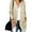 Beige, variant on Babysbule Plus Size Womens Sweaters And Winter Women's Casual Solid Long Cardigan Outwear Casual Tops Jacket Sweaters With Pocket Women's Fashion