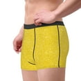 thumbnail image 4 of JUNZAN Yellow Glitter Mens Underwear Boxer Briefs for Men’s - Medium, 4 of 9