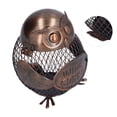 thumbnail image 3 of Durable Art Wrought Iron Owl Multifunctional Storage Tank Piggy Bank Coin Bank Metal Iron Coin, 3 of 9