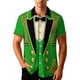 thumbnail image 2 of Ceisia St. Patrick's Day Men's Unisex Hawaiian Shirt | Summer Beach Casual Short Sleeve Button Down Gift Printed Top, 2 of 9