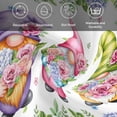 thumbnail image 6 of Spring Gnomes Cloth Napkins, Botanical Rose Flower Leaves Butterfly Washable and Reusable Dinner Napkins Set of 8, Table Napkin for Kitchen Party Birthday Wedding Hotel Housewarming 20"x20", 6 of 9