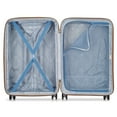 thumbnail image 3 of DELSEY PARIS Freestyle 24" Medium Checked Expandable Spinner Luggage, Platinum, 3 of 9