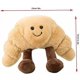 thumbnail image 2 of Muñeco de peluche de 23 cm con forma de croissant sonriente y simulación creativa, para decoración de fiestas, regalo de San Valentín, regalo del día del niño (1 pieza), 2 of 4
