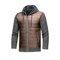 thumbnail image 1 of Ceisia Men's Thickened Hooded Sweater Jacket Zip Up Pockets Gift Long Sleeve Casual Outerwear, 1 of 5