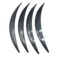 thumbnail image 1 of koolsoo 4Pcs Generic Car Wheel Eyebrow Arch Trims Convenient Mudguards Flaring Edge Trim Carbon Fiber, 1 of 8