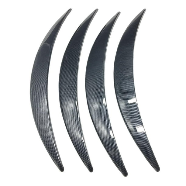 4 protectores de arco de ceja para rueda de coche genéricos, protectores de ensanchamiento de guardabarros, protectores de ceja para rueda Fibra de carbono
