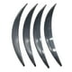 thumbnail image 1 of 4 protectores de arco de ceja para rueda de coche genéricos, protectores de ensanchamiento de guardabarros, protectores de ceja para rueda Fibra de carbono, 1 of 8