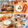 thumbnail image 5 of Hello Fall Maple Leaves Pumpkin Gnomes Buffalo Plaid Placemats Set of 6 for Dining Table 12 x 18 Inch Seasonal Autumn Harvest Holiday Rustic Vintage Thanksgiving Table Mats, 5 of 7