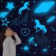 thumbnail image 4 of Calcomanías de Pared CHAO Estrellas que Brillan en la Oscuridad Unicornio para Techo, 4 of 5