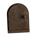 thumbnail image 3 of Elodie Wood Door Outlet Cover Creative Decorative Socket Panel Wall Plate Protector Dark Brown, 3 of 8
