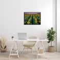 thumbnail image 2 of Stupell Industries Sunflower Field Rows at Sunset Farm Photography Botanical & Floral Painting Black Framed Art Print Wall Art, 24 x 30, 2 of 7
