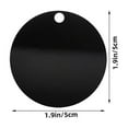 thumbnail image 2 of ELAYARD 30Pcs Sublimation Blank Keychain Acrylic Black for Artistic Crafts and Projects, 2 of 6