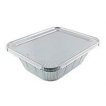 Handi-Foil Half-Size (1/2) Extra-Deep Aluminum Foil Steam Table Pan w/Lid Combo (Pack of 100 Sets)