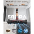 thumbnail image 4 of TechRise Cordless Vacuum Cleaner, 58KPA 680W 70Mins Stick Vacuum with LED Touchscreen, 3+1Smart Modes, Anti-Tangle & 8-in-1 Filter, Self-Standing Cordless Vacuum for Home/Pet Hair/Carpet/Floor, 4 of 10