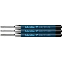Schneider Slider 755 Ballpoint Refill, Permanent XB Black, Blister Pack of 3