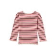 thumbnail image 2 of Garanimals Baby & Toddler Girls Stripe Ribbed Long Sleeve Tee, 12M-5T, 2 of 3