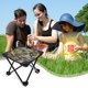 thumbnail image 4 of Silla Pequeña Liviana Oxford Tela Mini Taburete Campamento Plegable para Bbq Viajes, 4 of 9