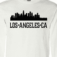 thumbnail image 4 of Inktastic Los Angeles California City Skyline Long Sleeve T-Shirt, 4 of 5