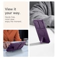 thumbnail image 3 of SURITCH for Samsung Galaxy A17 / A26 Phone Case, Magnetic Protective Cover with Camera Cover and Adjustable Metal Kickstand, Purple, 3 of 7