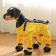 thumbnail image 5 of Pantalones Para Perros Botas impermeables para perros de 1 pieza con suela antideslizante para caminar,correr y hacer senderismo al aire libre (Amarillo,XL) Rkxzt, 5 of 8